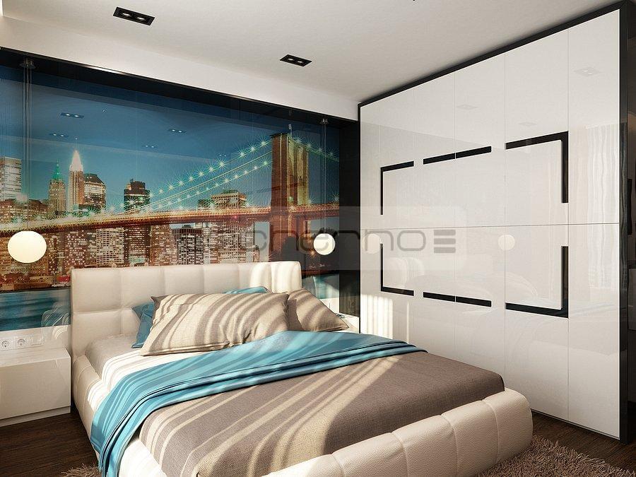 Интериорен дизайн на спалня за гости