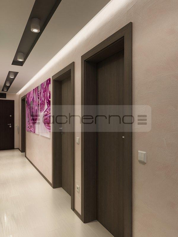 Дизайн коридора г образной формы